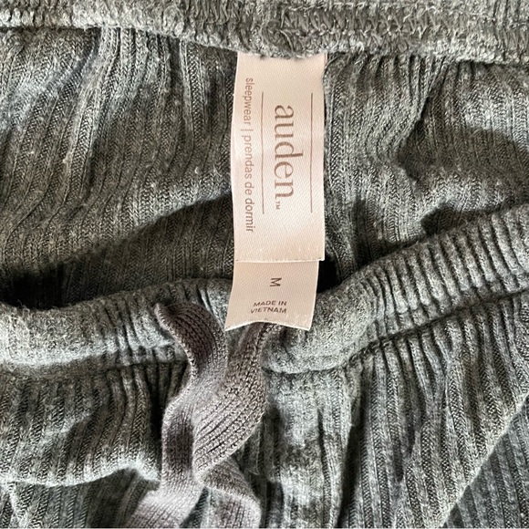 AudenWide Leg Ribbed Gray Pants - Picture 4 of 4